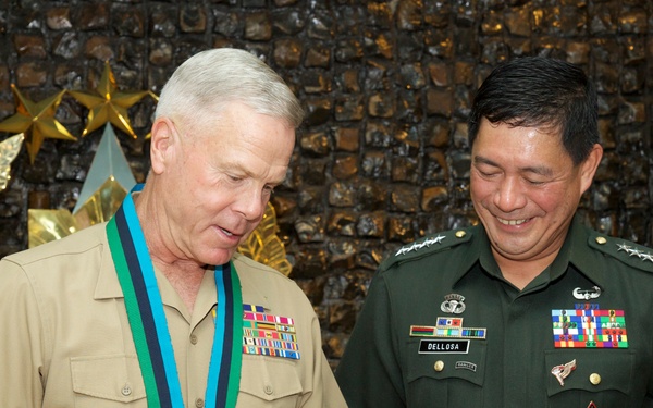 Commandant of the US Marine Corps Gen. James F. Amos visits Manila, Philippines