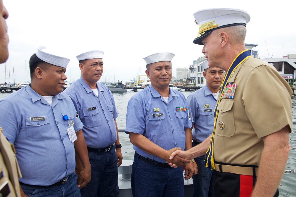 Commandant of the US Marine Corps Gen. James F. Amos visits Manila, Philippines