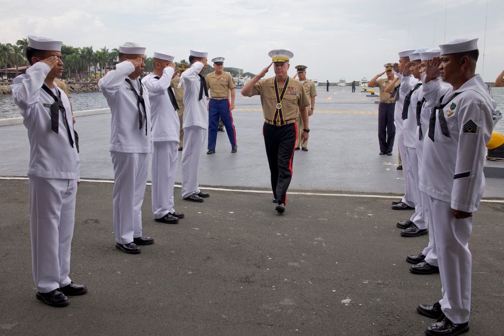 Commandant of the US Marine Corps Gen. James F. Amos visits Manila, Philippines