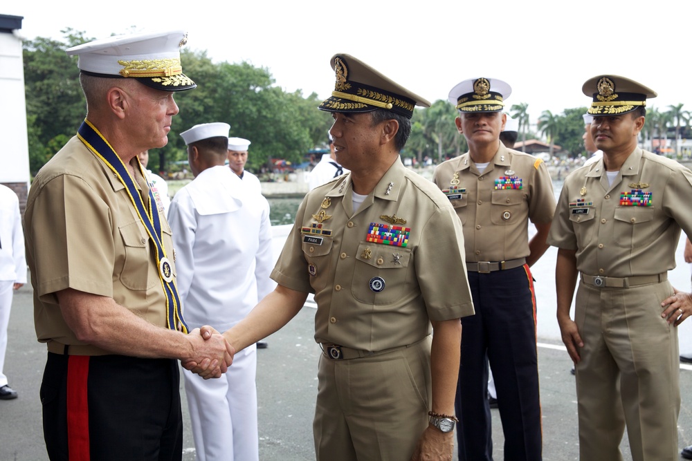 Commandant of the US Marine Corps Gen. James F. Amos visits Manila, Philippines