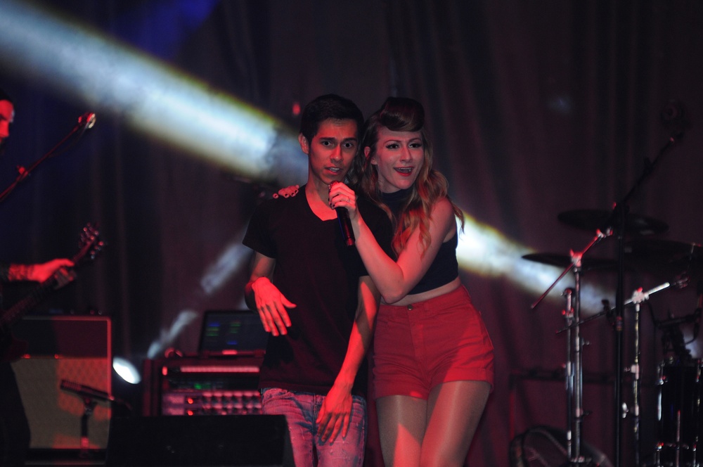 Karmin performs at Freedom Crossing on Fort Bliss, Texas