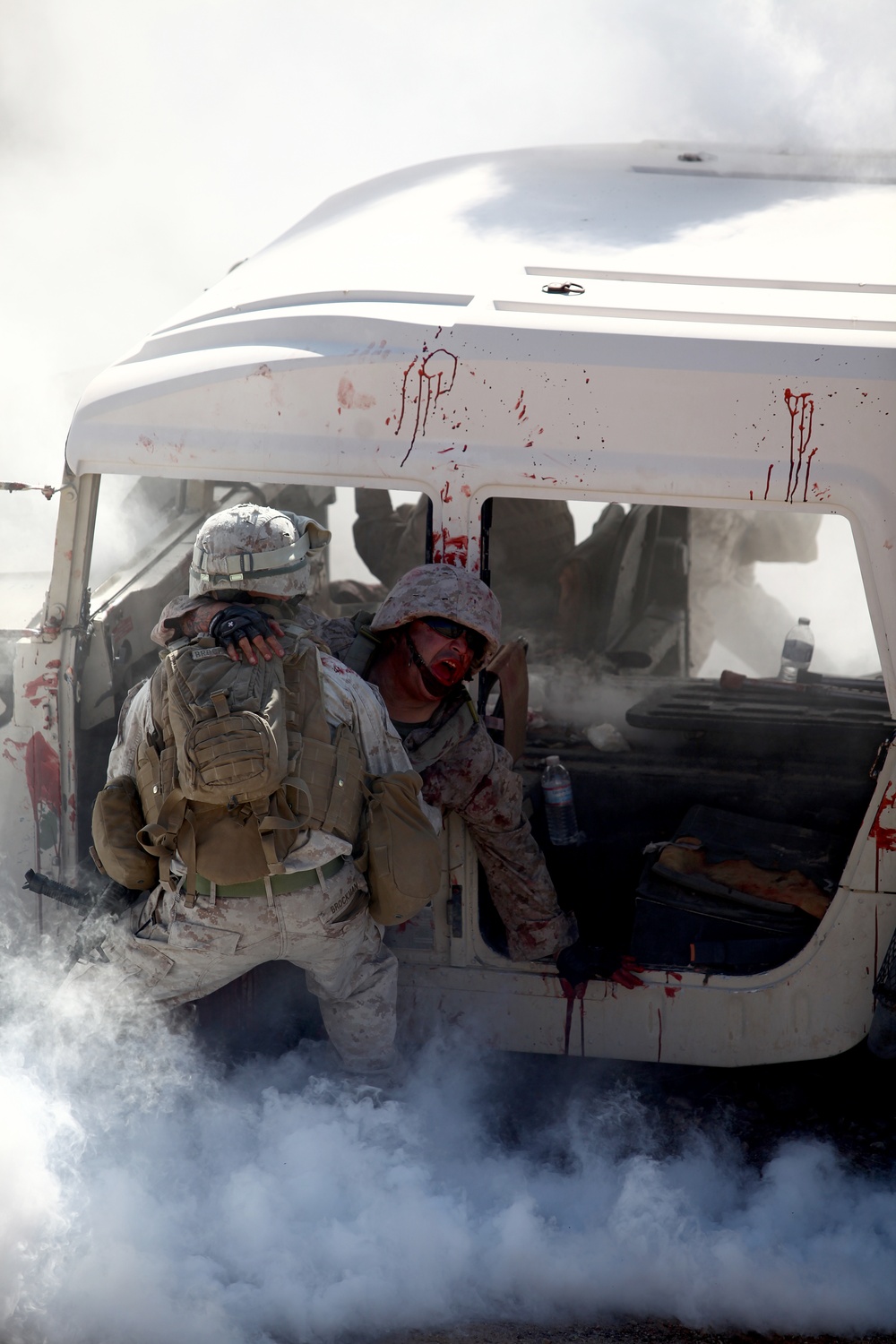 Simulated Casualties Provide Realistic Training for CLR-2