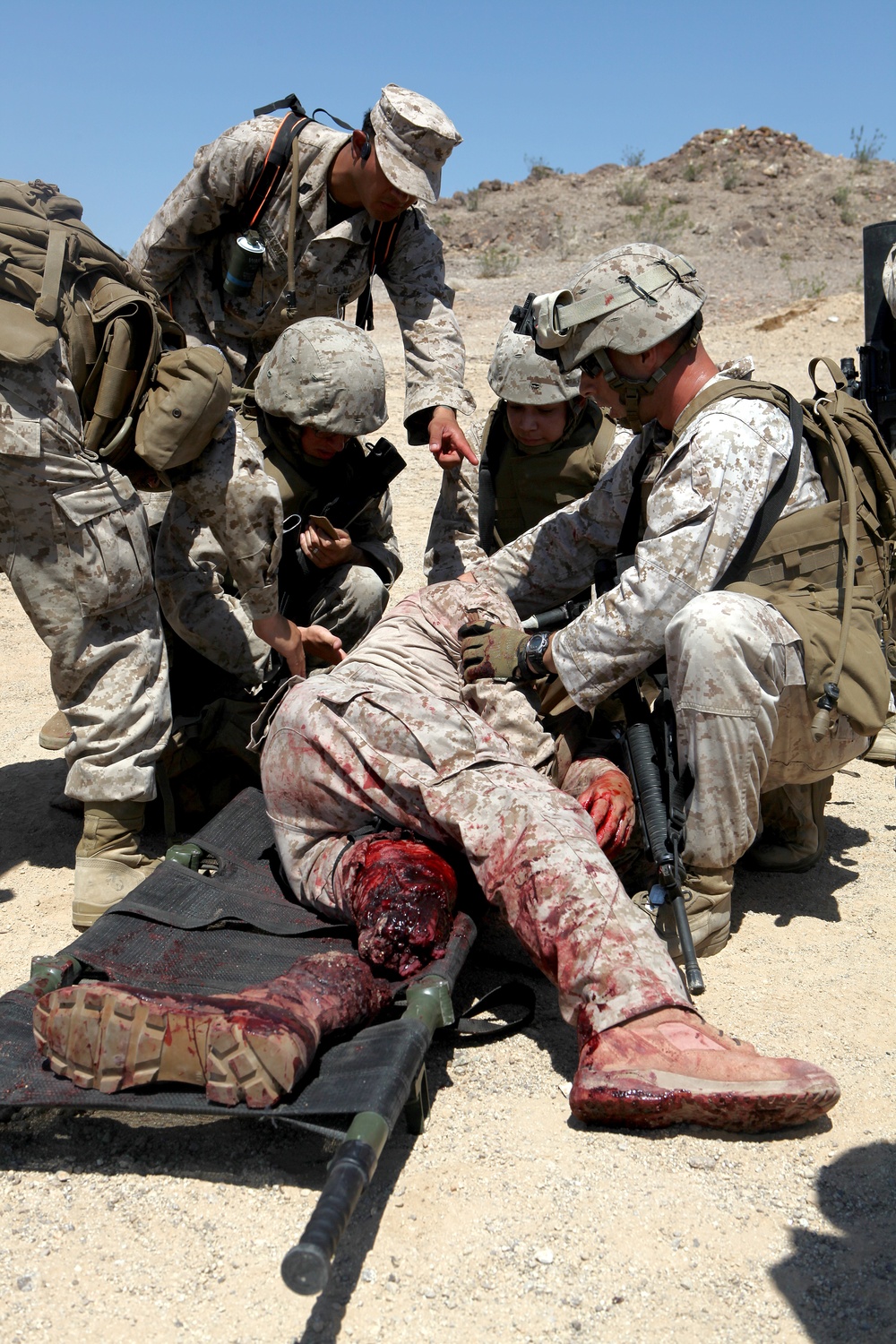 Simulated Casualties Provide Realistic Training for CLR-2