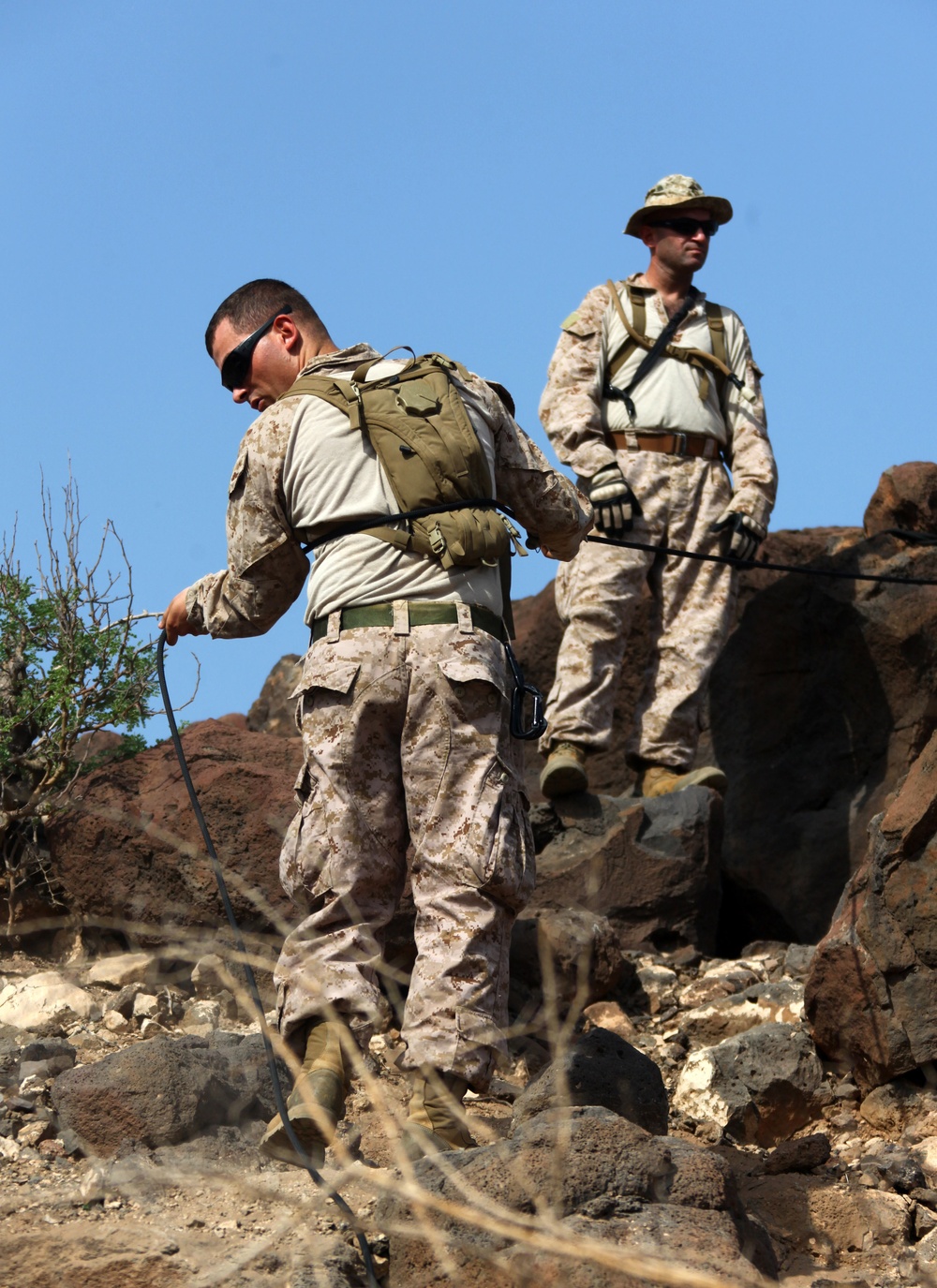 24th MEU Marines complete first week of training in Djibouti