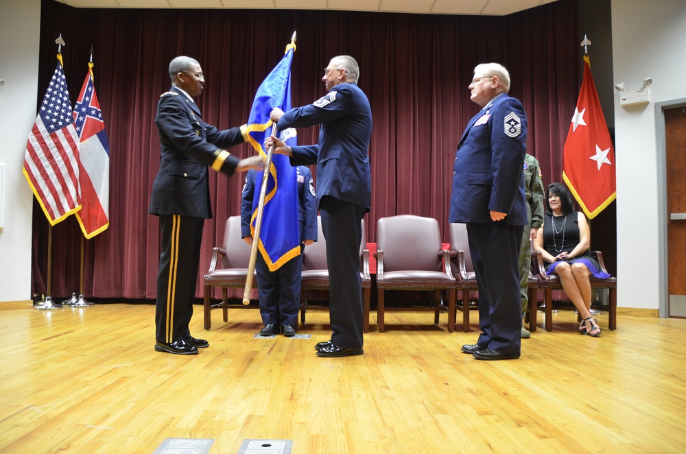 Mississippi Air National Guard Change of Responsibility Ceremony