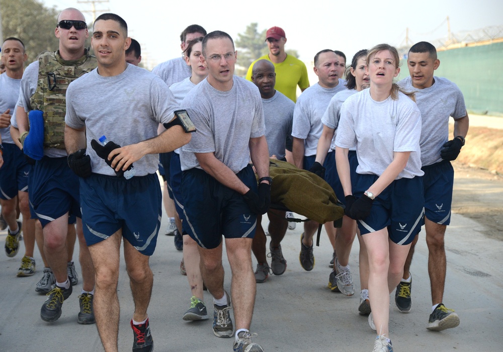 Bagram runners race to raise resources for wounded warriors