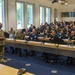 ISAF command sergeant major gives operatioal brief at ISES