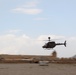 OH-58 Kiowa Warrior helicopter takes off