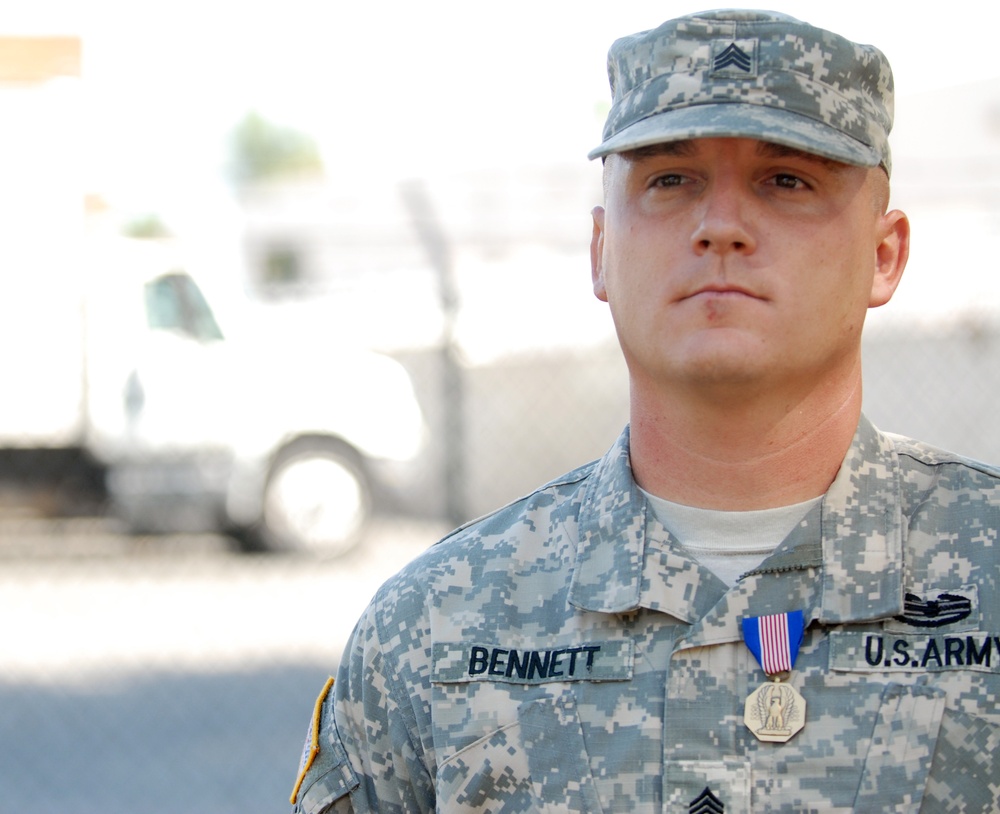 Savior of two children from burning vehicle awarded Soldier's Medal