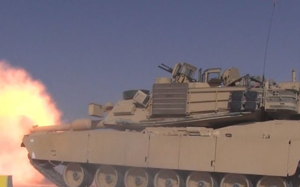 M1A2 Abrams crews train on the move in Kuwait