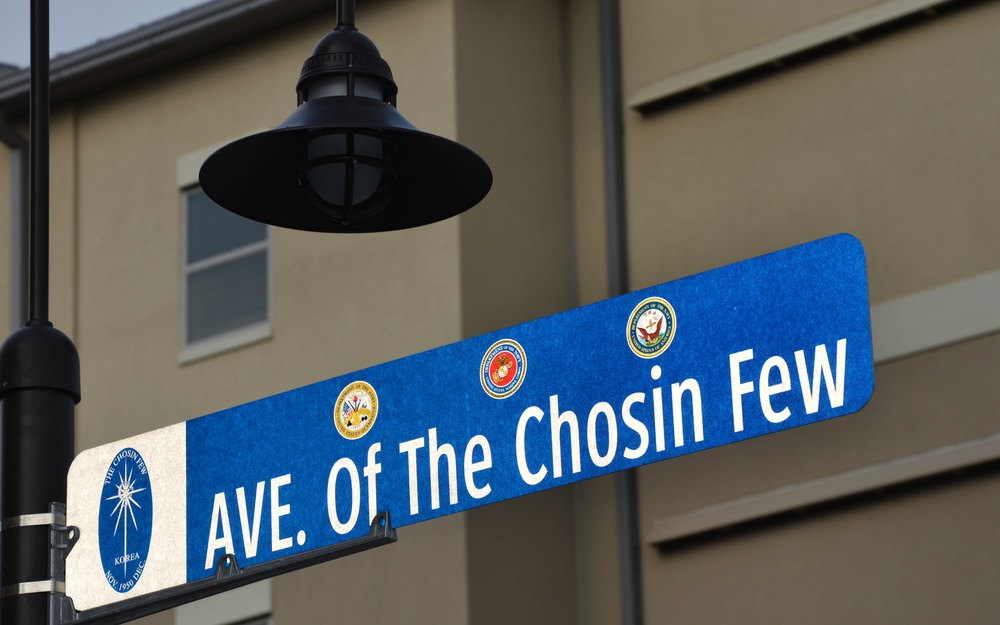 Navy corpsmen name walkway in honor of ‘Chosin Few’
