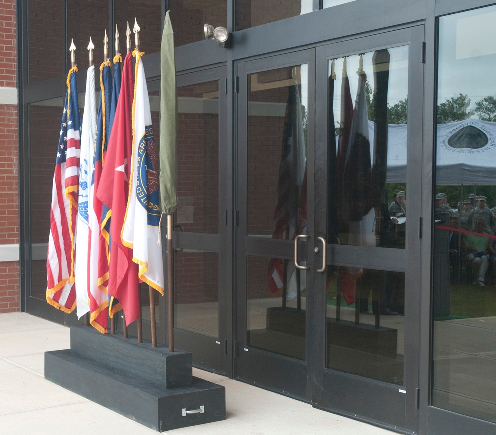 Memorialization of Armed Forces Reserve Center and uncasing of 98th Training Division colors at Fort Benning
