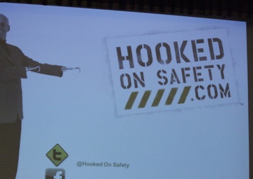 World-renowned motivational speaker, double amputee drives home safety aboard Cherry Point