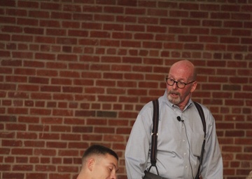 World-renowned motivational speaker, double amputee drives home safety aboard Cherry Point