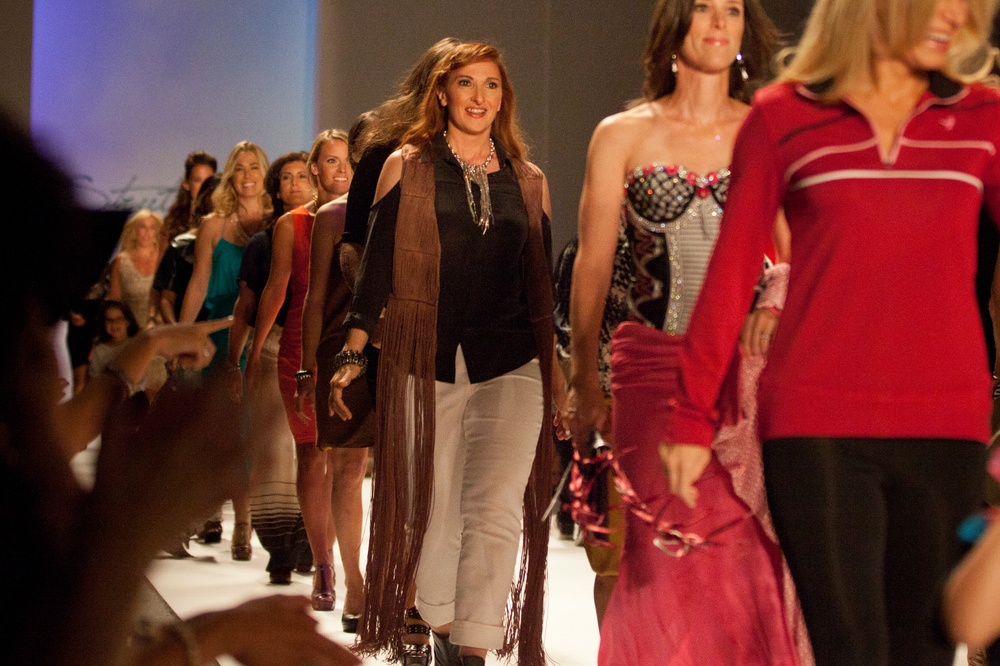 Marine gunny walks in Fashion Week NYC show