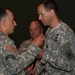 Command Sgt. Maj. Cassel turns over responsibility of 92nd CA Battalion soldiers to Command Sgt. Maj. Palacios