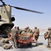 Soldiers board Chinook