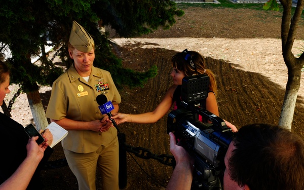 CNE-CNA fleet master chief meets Ukraineâ€™s first MCPON, tours naval facilities