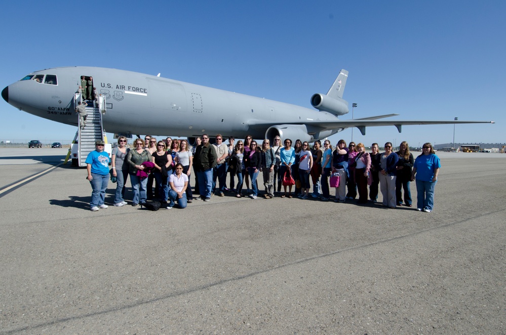 Spouse orientation flight