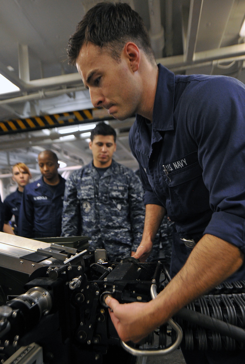 George H.W. Bush is in the Atlantic Ocean conducting carrier qualifications.