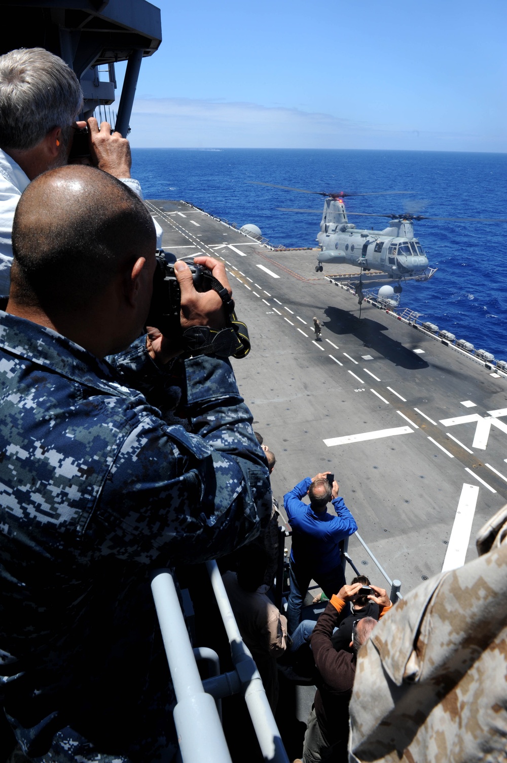 DVIDS - Images - A view of an air show onboard USS Makin Island [Image ...