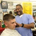 Leach offers more than a haircut