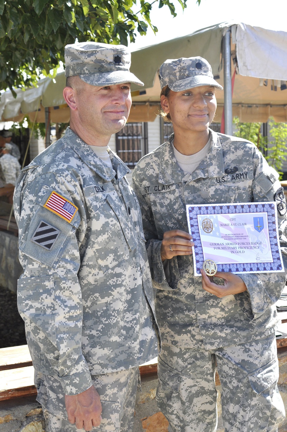 German Efficiency Badge Ceremony