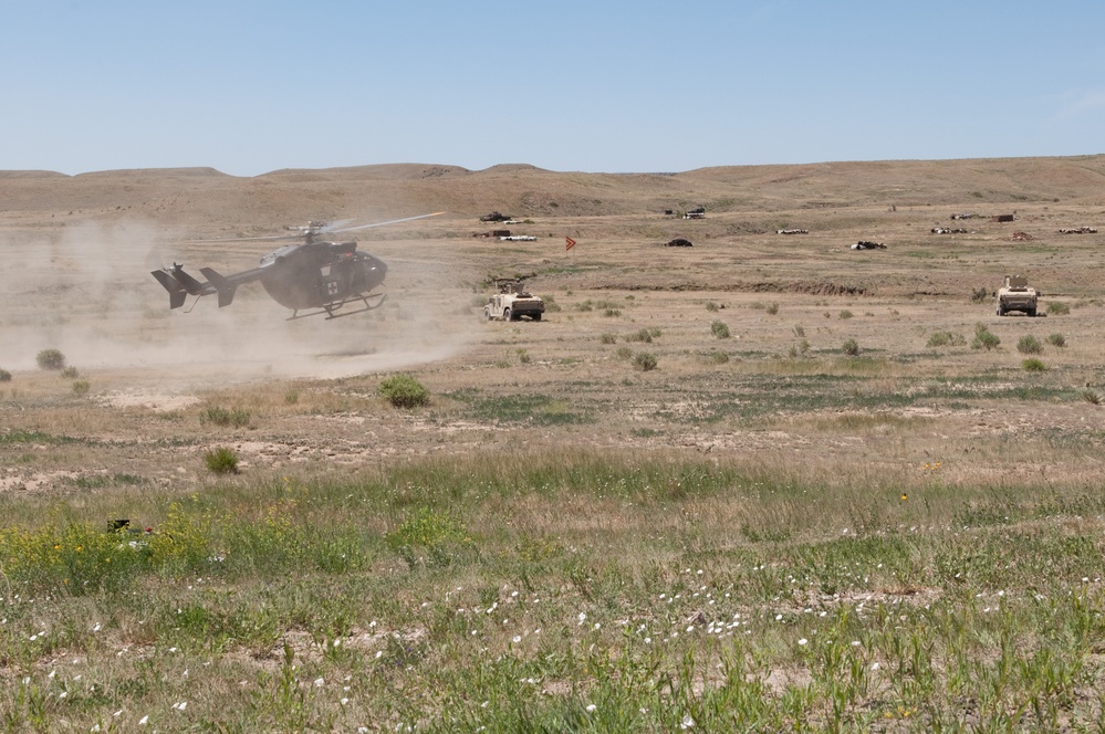 Combined arms live-fire exercise