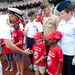 Adm. Winnefeld Jr. at Nationals game