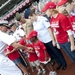 Adm. Winnefeld Jr. at Nationals game