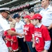 Adm. Winnefeld Jr. at Nationals game