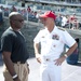 Adm. Winnefeld Jr. at Nationals game