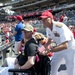 Adm. Winnefeld Jr. at Nationals game