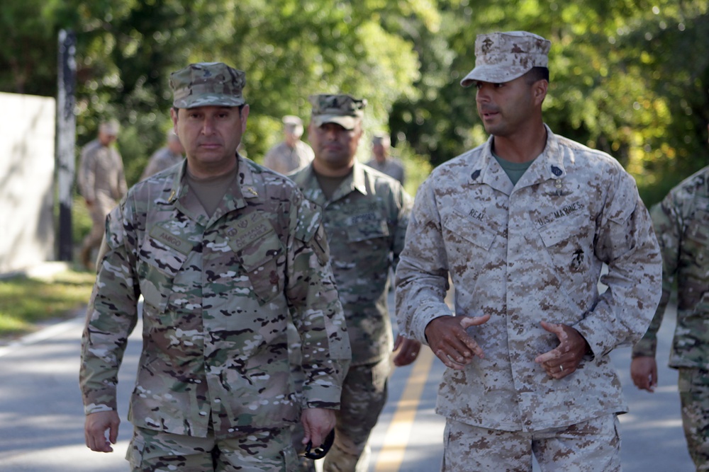 Chilean commandant visits Camp Lejeune