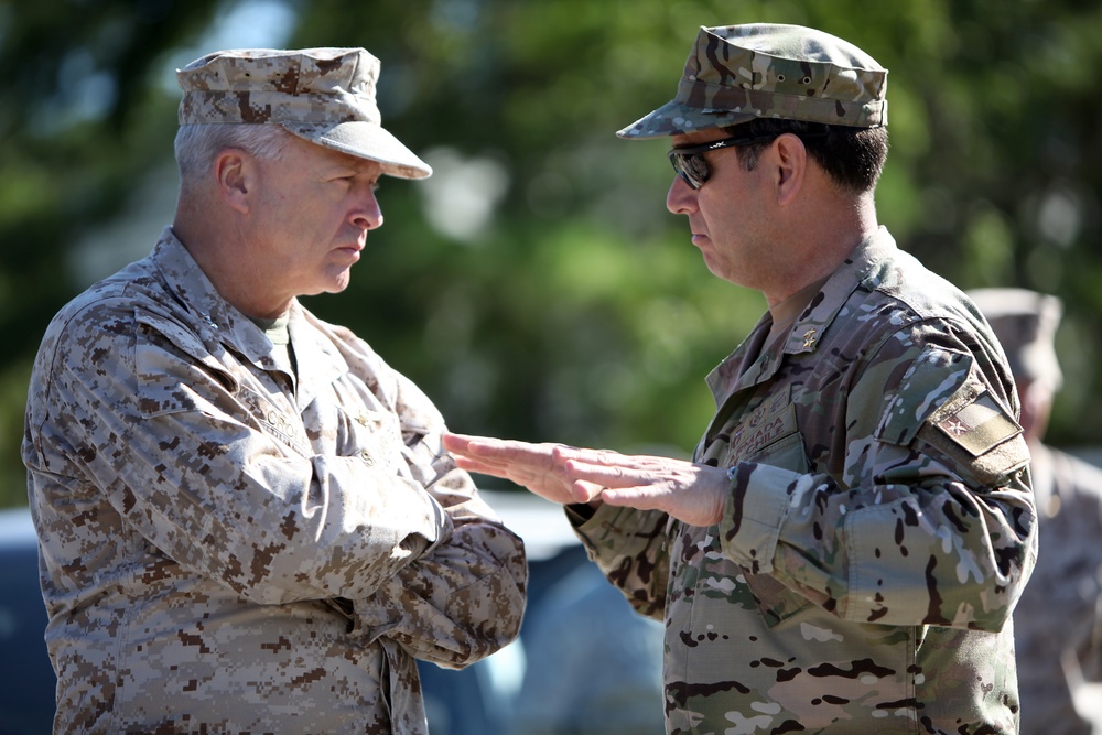 Chilean commandant visits Camp Lejeune