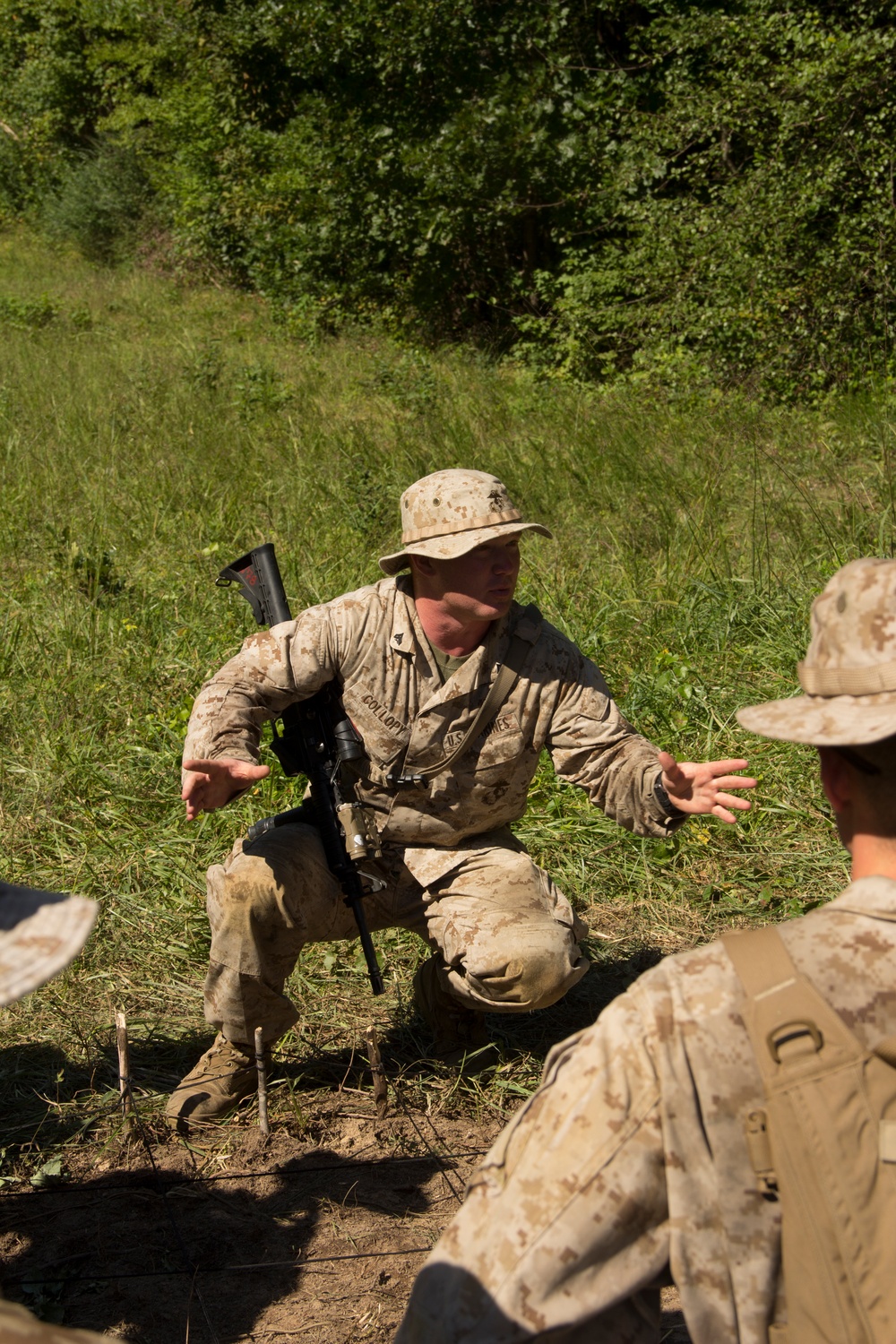 Battalion Landing Team 3/2 conducts squad leader training at Fort Pickett