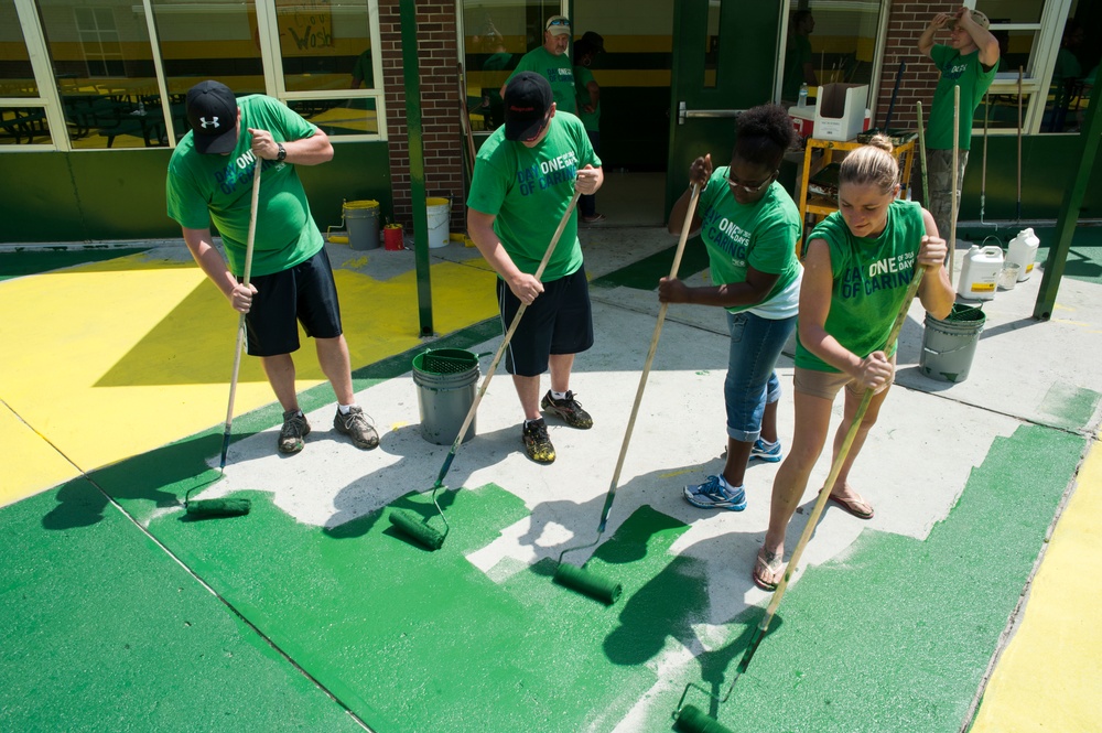 Day of Caring: Summerville schools see fresh coat of paint