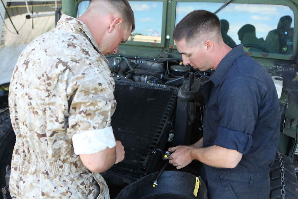 Supply, Maintenance Battalions test deployment abilities