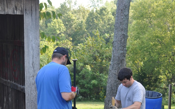 EAGLE class makes equestrian campground maintenance its mane project