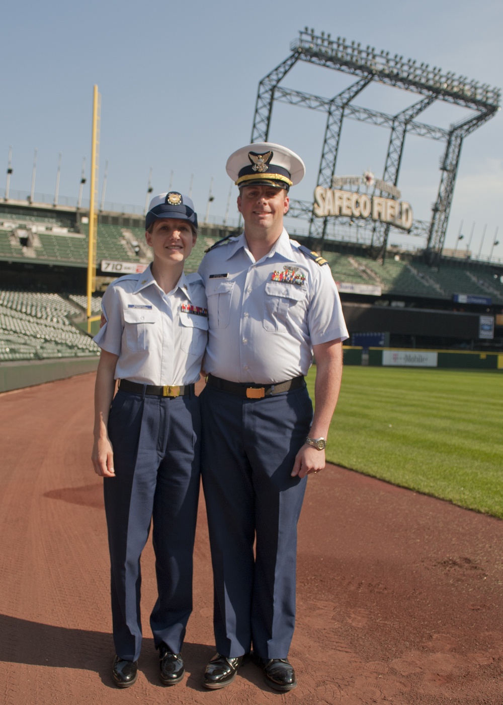 Reenlistment at Seattle's SAFECO Field