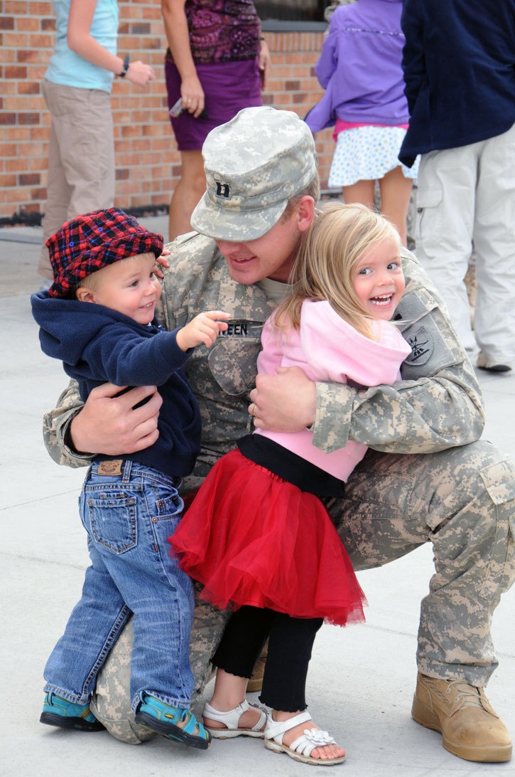 Aviation soldiers home after deployment to Kosovo