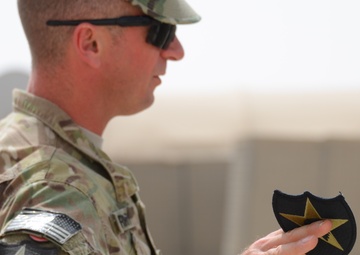 Zabul Agribusiness Development Team combat patch ceremony