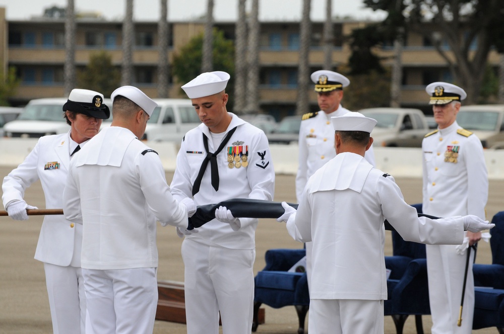 Decommissioning ceremony