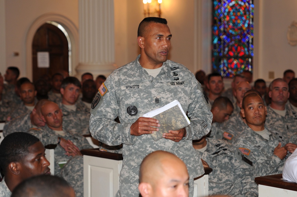 82nd Sustainment Brigade reviews Barracks Program