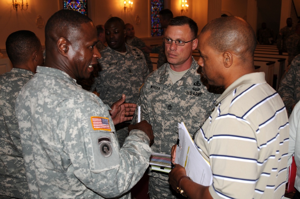 82nd Sustainment Brigade reviews Barracks Program