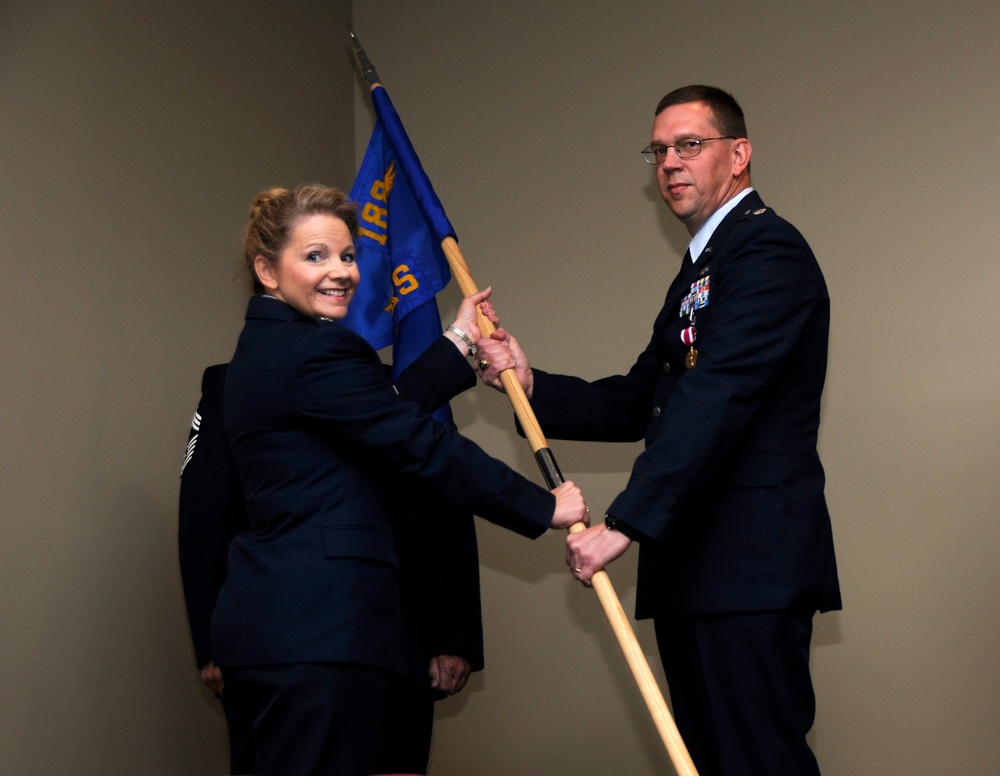 Thomey takes command of 188th Logistics Readiness Squadron