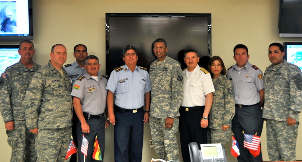 Bolivians visit Mississippi National Guard