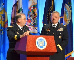 Gen. Grass is introduced to address the 2012 NGAUS Conference in Reno, Nev.