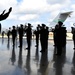 Air Force Band performs during dignified transfer ceremony