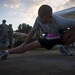 Deployed service members participate in Air Force Marathon at TCM